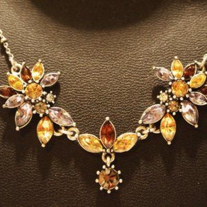 Sparkling Floral Necklace